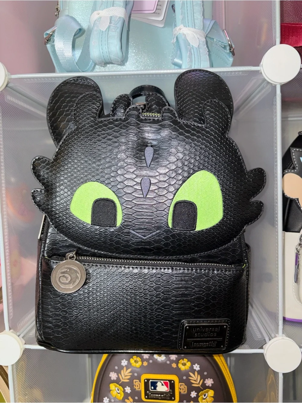 NWT Exclusive Universal Epic Universe Toothless Loungefly with Ears